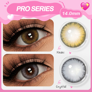 Free Shipping Colored Eye Contact Lenses 40% Water Soft Lens Freshgo PRO Yearly Contacts 14.0mm Eye Lentes De Contactor