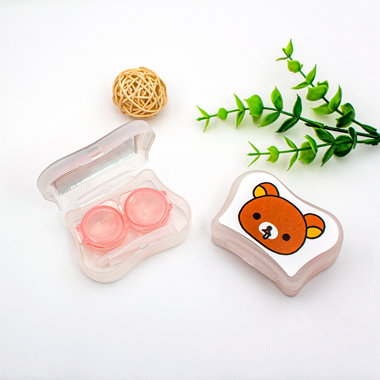 Wholesale New Design Natural Color Contact Lenses with Custom Packaging Case Eye Lens Accessories