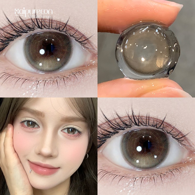 Haipurecon Natural New Series Soft Contact Lenses Beautiful Big Eyes Wholesale Colored Contact Lenses for Eye Enhancements