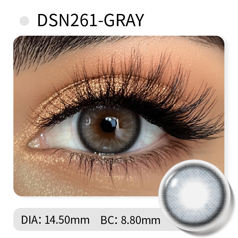 Wholesale Low Price Customizable Blue Soft Colored Prescription Contact Lenses ODM/OEM ISO 13485 Certified Half Year Use