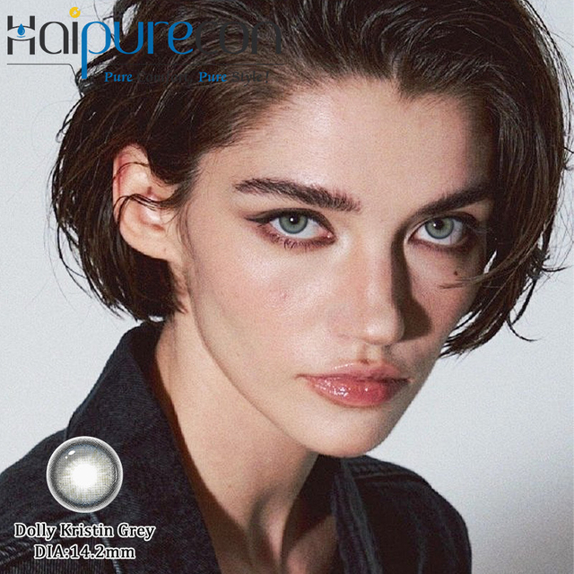 Dolly Kristin Grey Monthly Contact Lenses 14.2mm
