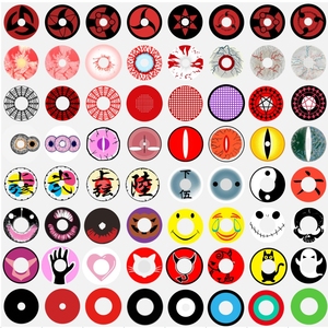 Halloween Sharingan Anime Cosplay Contact Lenses