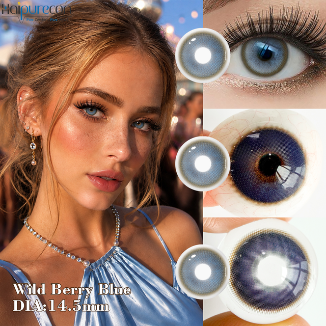 Wild Berry Colored Contact Lenses 14.5mm 40% Water Content
